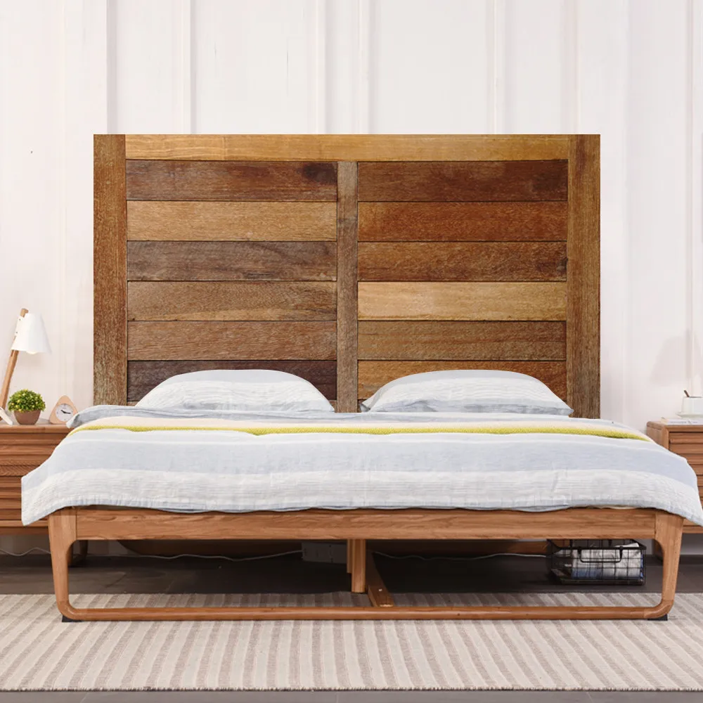 

New 3D Bed Headboard Sticker Self-adhesive Waterproof Art Vinyl Murals Wallpaper for Kitchen Home Decor Removable Wall Sticker