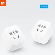 Xiaomi Mijia, умная розетка, Wi-Fi версия, беспроводной пульт дистанционного управления, адаптер питания, ВКЛ./ВЫКЛ., с управлением через приложение для телефона