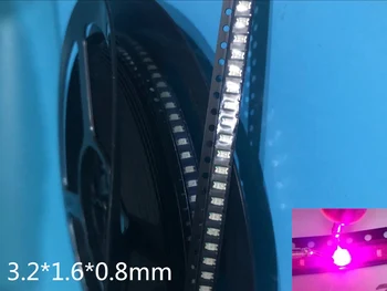 

20pcs SMD SMT 1206 Pink Super bright LED lamp light High quality New 1206 SMD LED 3216 PINK 1206 DIODES 3.2*1.6*0.8MM