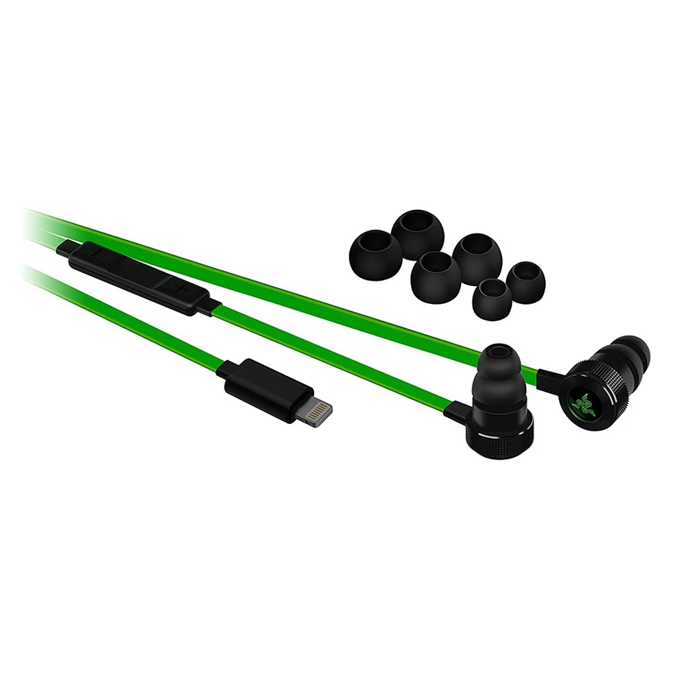Razer Hammerhead iOS Lightning Earbuds DAC Custom-Tuned Dual-Driver Technology - in-Line Mic Headphones Handsfree 20 4