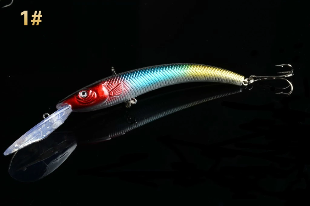

1Pcs Fishing Lure Hard Bait 15.5cm/16.3g Minnow Crankbait Wobblers Peche Bass Artificial Baits Pike Carp Lures Swimbait