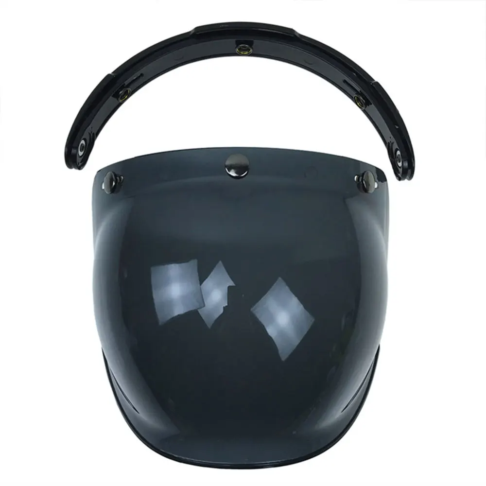 

Motorcycle Motorbike Flip Down Retro Helmet Visor Bubble Shield Lens Base