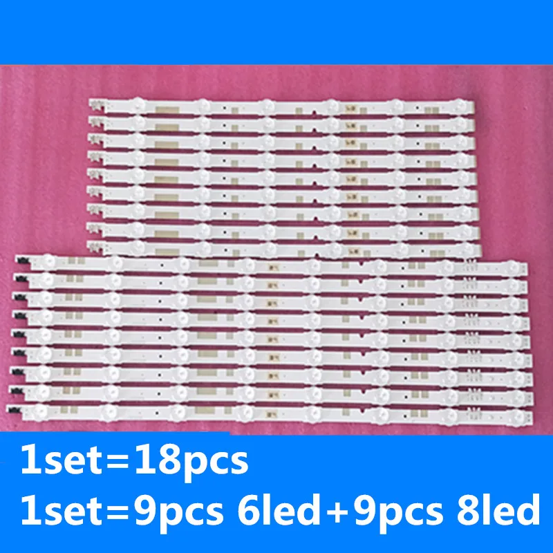 

18pcs/set LED Backlight strip 14 lamp For Samsung 55" TV UN55JS700DF UE55JU6800KXXU UE55JU6800 V5DR_550SCB_R0 V5DR_550SCA_R0