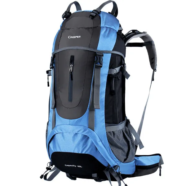 

60L Large Capacity Mountaineering Bags Professional Hiking Backpack Unisex Outdoor Rucksacks High Quality Climbing package N97