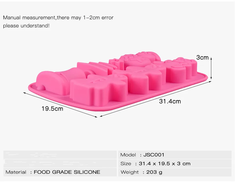 6cavity снеговик Силиконовая форма 3D торт форма-лоток для выпечки инструменты для выпечки формы мха пресс-форм