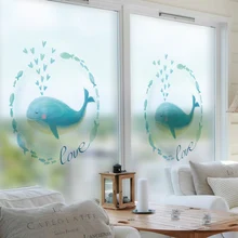 Витражная пленка на Окно Матовая непрозрачная стеклянная наклейка для конфиденциальности домашний декор цифровая печать BLT942 Riz-zoawd