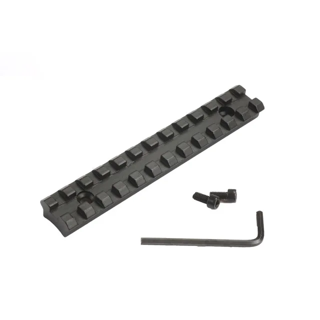 US $3.29 124.5mm Screws Curve Rifle Scope Picatinny Round Bottom 20mm Weaver Rail Mount Base for Install Sco