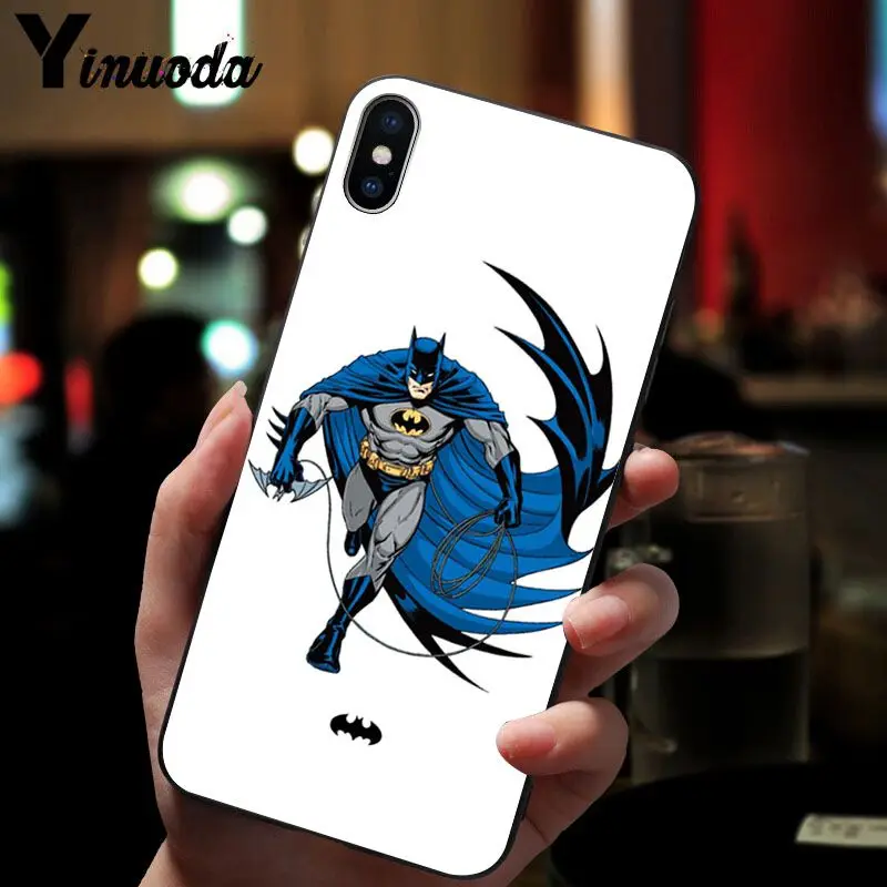 Yinuoda Marvel Justice League Высокое качество Аксессуары для телефонов Чехол Apple iPhone 8 7 6 6S Plus X