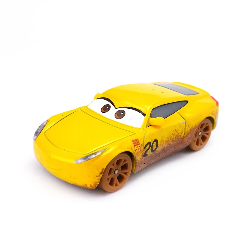 Disney Pixar тачки 3 мисс фриттер Молния Маккуин Джимбо металлическая литая Игрушечная