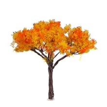 1 упаковка миниатюрный Сказочный Сад Дерево растение игрушка с орнаментом микро пейзаж кукольный домик украшение растительные Горшки Бонсай самодельный декоративный дизайн