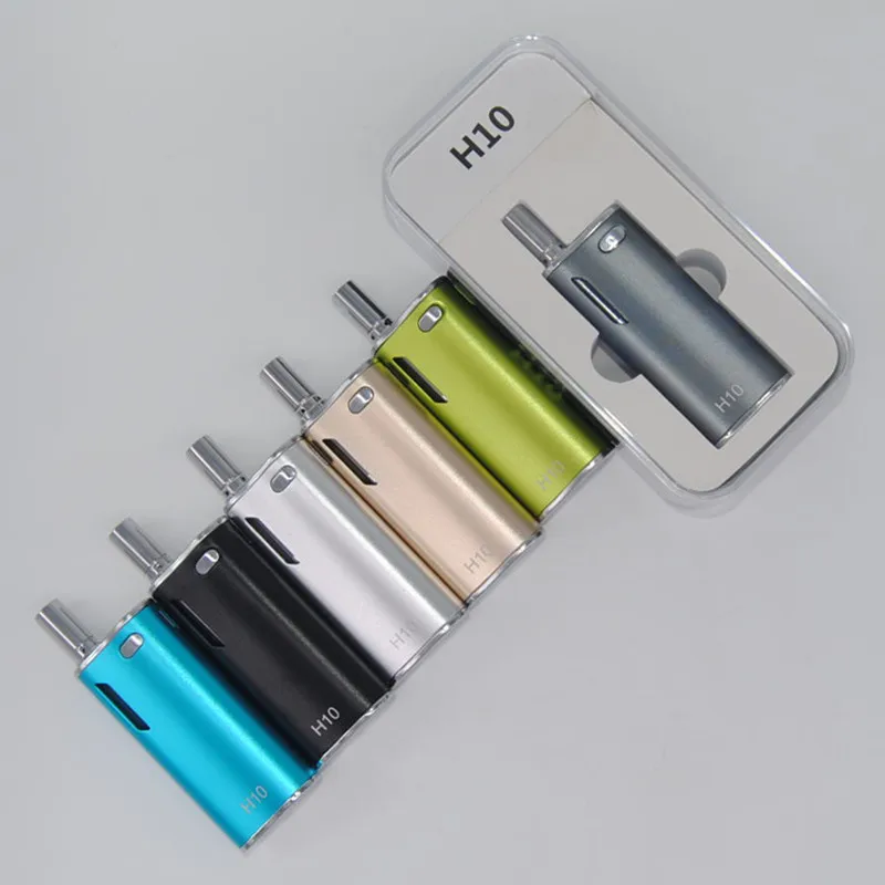 H10 CBD Vape Mod Kit E Cigarette 650mAh Built-in Battery 0.8ml Thick Liquid Cartridge Atomizer Mini Box Mod Pen Vaporizer Kit