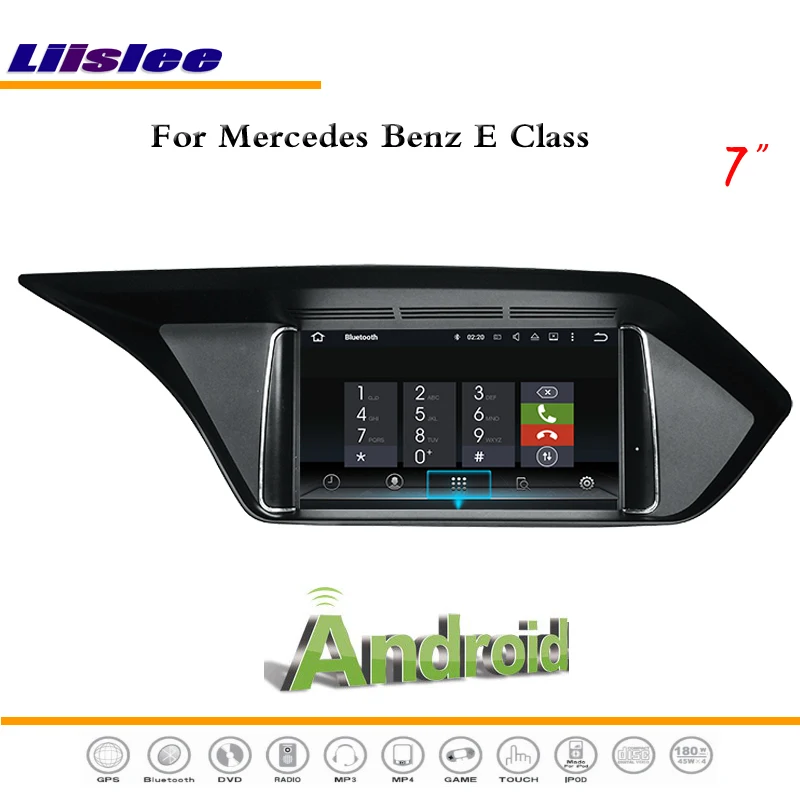 Best Liislee Car Android Multimedia For Mercedes Benz E Class W213 2016~2017 AUX Radio Stereo CD DVD Player GPS Map Navigation System 1