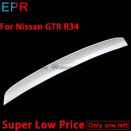 

Car Parts For Nissan R34 GTR GTT Skyline Origin FRP Fiber Glass Rear Wing (4 Doors Only) Body Kit Wing Accessories