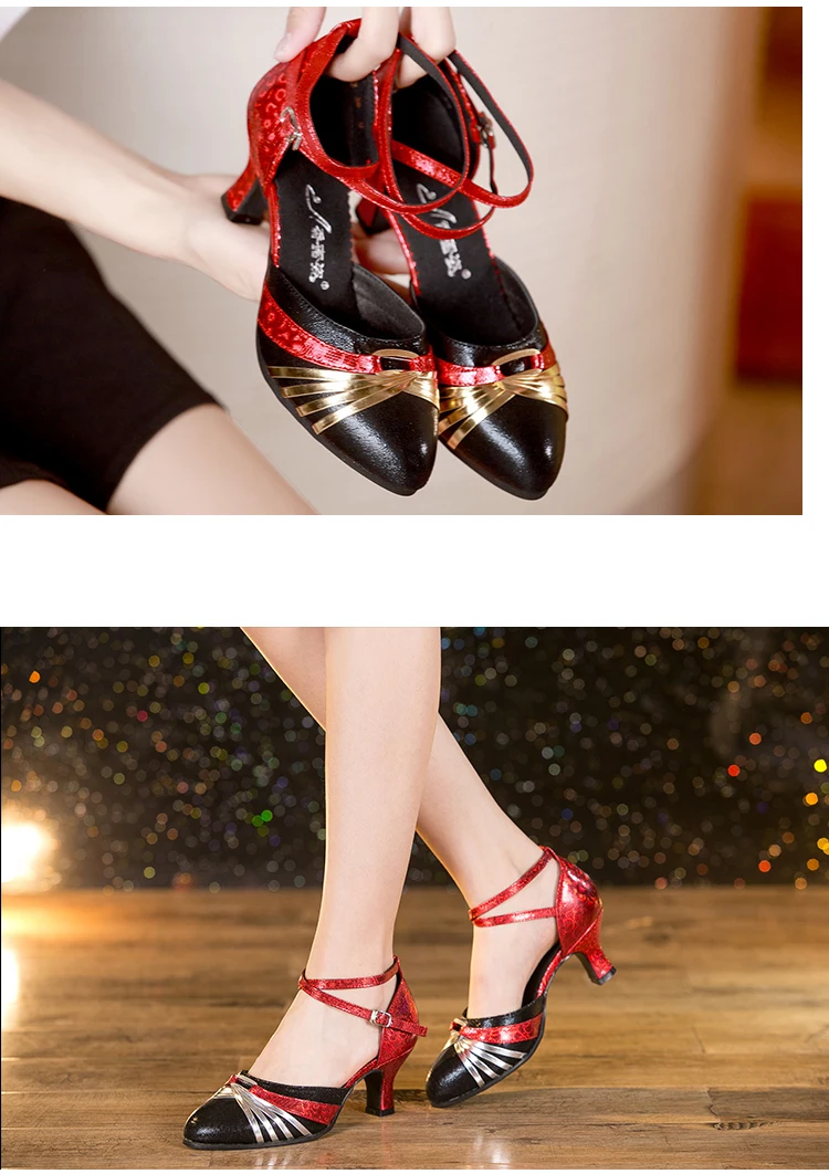 Для женщин туфли для латинских танцев/бальные танго сальса танцевальная обувь Daning девочек дамы