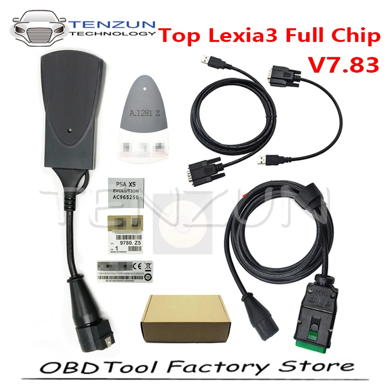 

Top Lexia 3 with 921815C PP2000 Scan tool with obd cable lexia 3 full chip With Diagbox V7.83 for Peugeot OBD2 diagnostic-tool