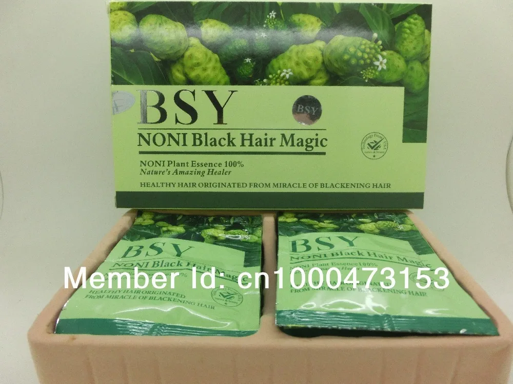 Bsy Noni Black Hair Magic Shampoo - Hair Color - AliExpress