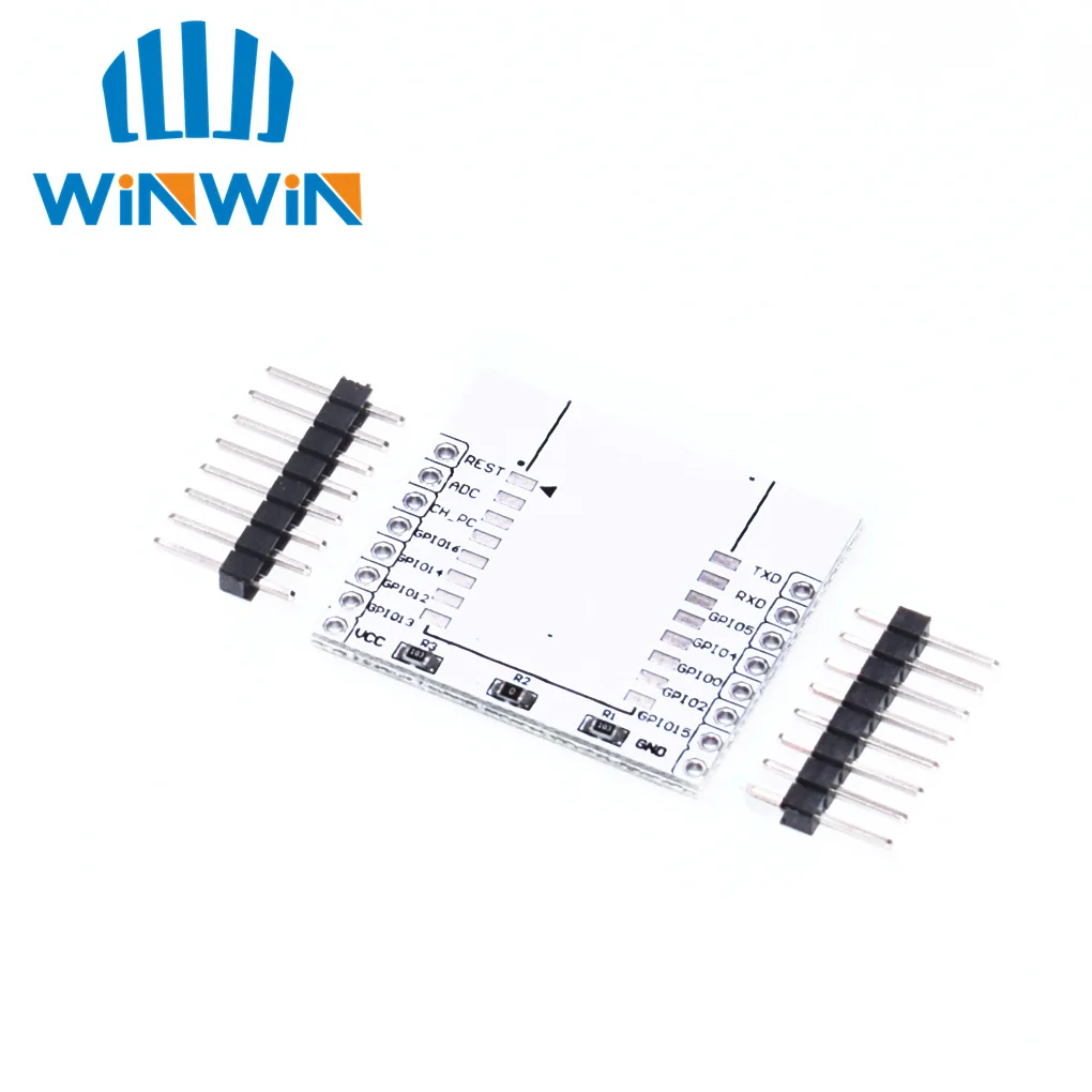 

A64 10pcs ESP8266 serial WIFI module adapter plate Applies to ESP-07, ESP-08, ESP-12