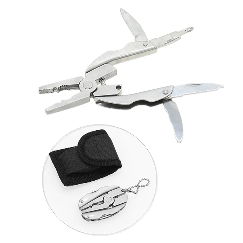 

Mini multi tool pliers Keychain Screwdriver Portable Multifunction Folding Plier Camping Survival EDC Tools Travel Kits