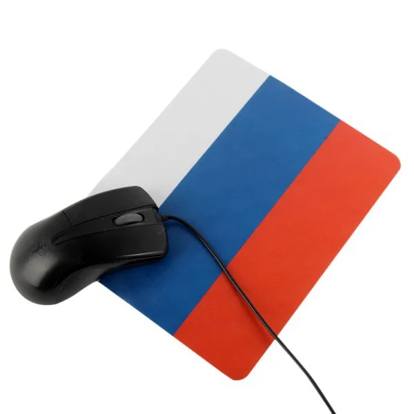

2 Colors Anti-Slip Mousepad Laptop/PC Soft Mice Mat Pad Flag Print For Optical/Trackball