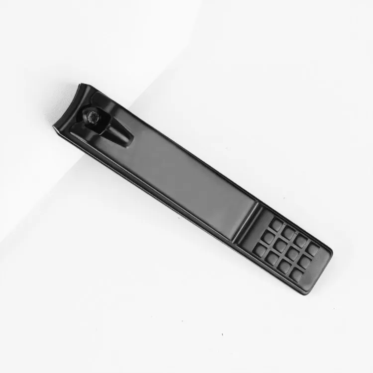 Beli Hitam Stainless Steel Nail Clipper Cutter Manicure Profesional Pemangkas Kualitas Tinggi Toe Nail Clippers Pisau