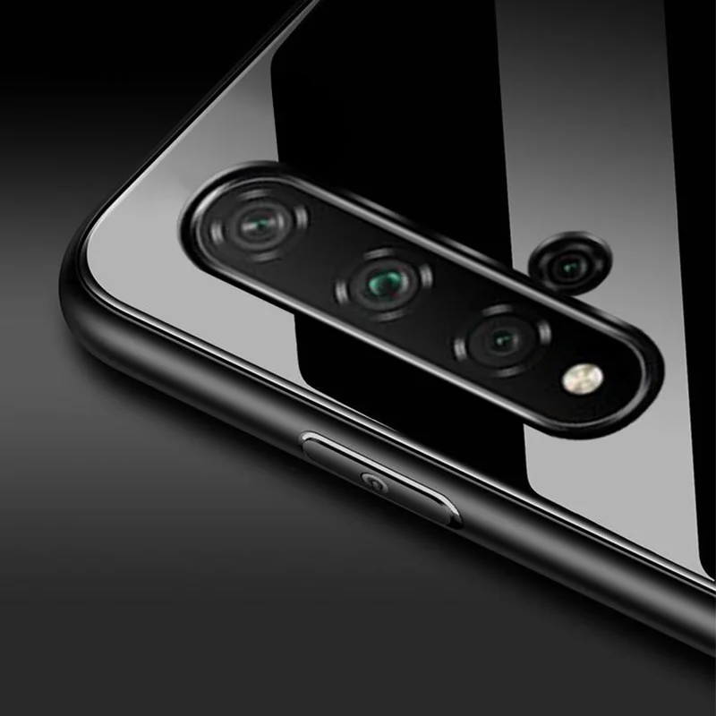 YueTuo Роскошный Жесткий стеклянный зеркальный чехол для huawei honor 20 pro lite 20i V20 view honor20