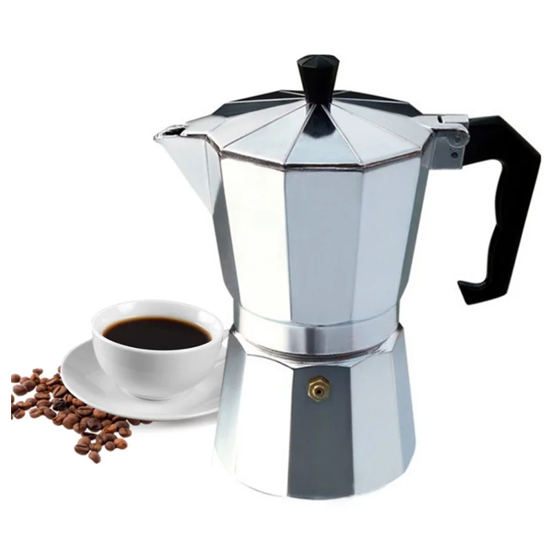 Алюминиевая кофеварка Moka Mocha с итальянским верхом Expresso Latte фильтром перколятор