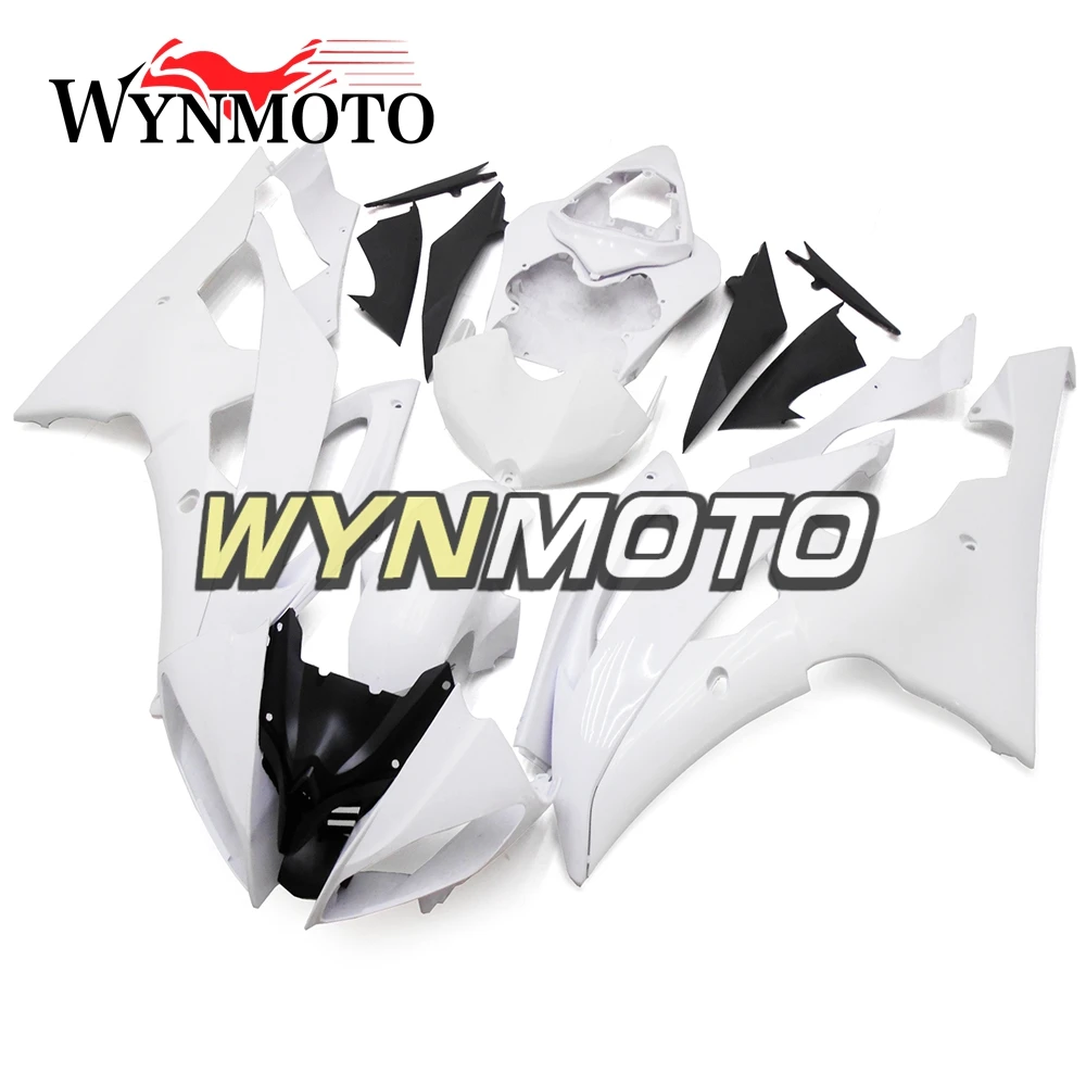 

ABS Injection Plastics Fairings For Yamaha YZF R6 Year 2008 - 2015 2016 Motorcycle Full Fairing Kit Carenes Pearl White