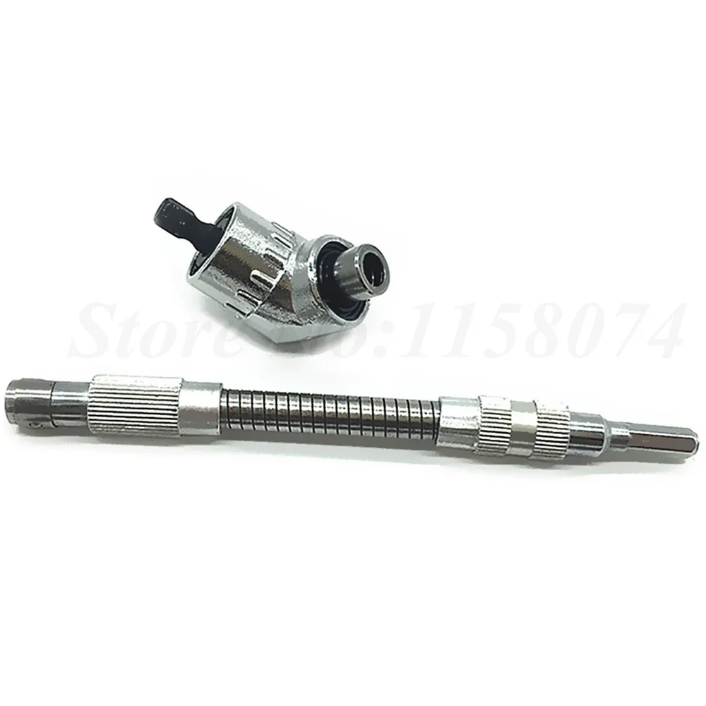 Flexible Flex Shaft Quick Change Driver Angle Extension Tight Space 1/4