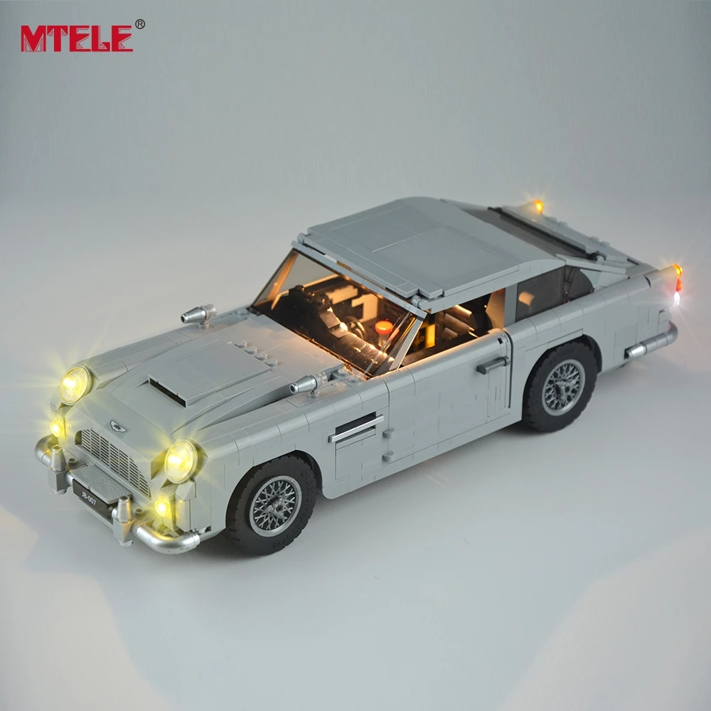 Набор светодиодсветильник п MTELE для 10262 Creator Jame Bond Aston Marting DB5 комплект