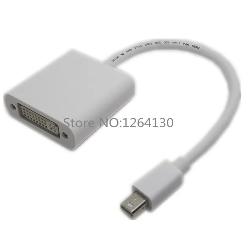 Mini Displayport DP к DVI адаптер пассивный видео кабель Шнур для MacBook Pro Air IMac 1080p