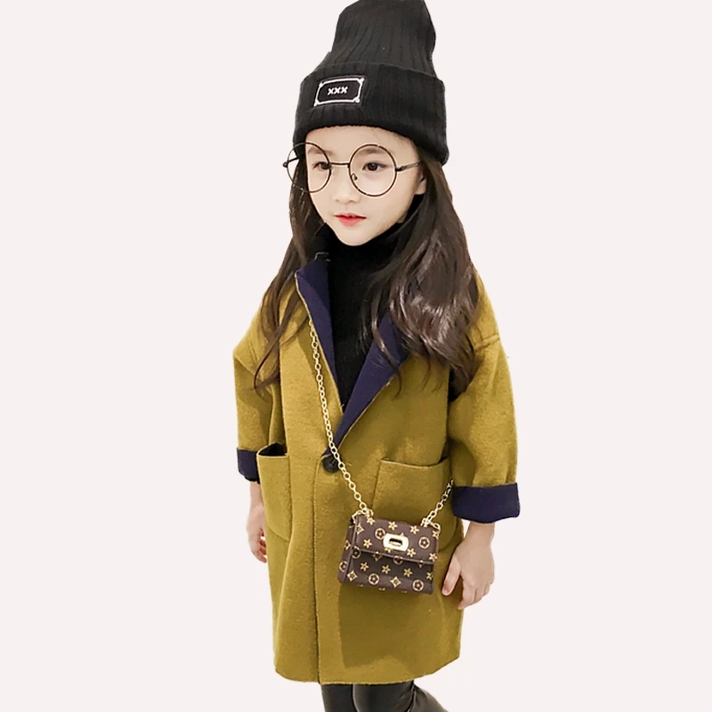 

New Children Jacket Girls 4-12 old Autumn Winter Kids Coat Baby Jacket 9NT0020