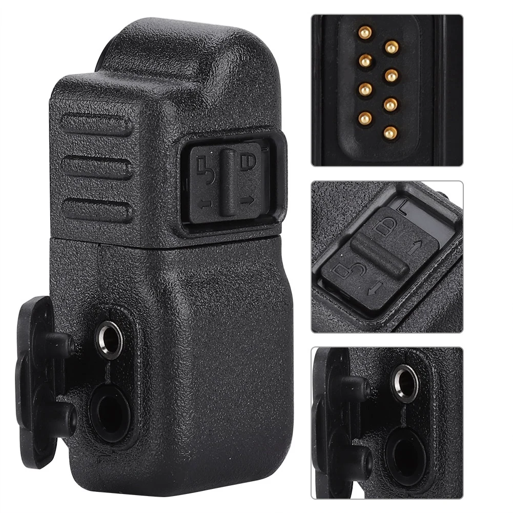 Radio Intercom Adapter Walkie-Talkie Microphone Audio Adapter for DP6600 Wire Connector Adapter Audio Adapter Microphone Adapter