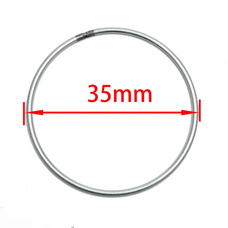 10pcs 35-200mm Dream Catcher Reve Circle Rings Findings Hanging Round cercle metal pour attrape reve Net Jewelry DIY 
