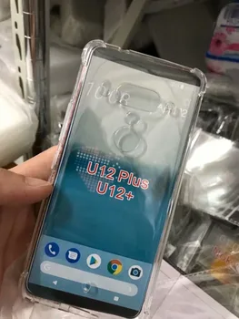 

50pcs/lot For HTC U12 Plus Anti-shockproof Soft TPU Clear Transparent Back Case Cover For HTC U12+