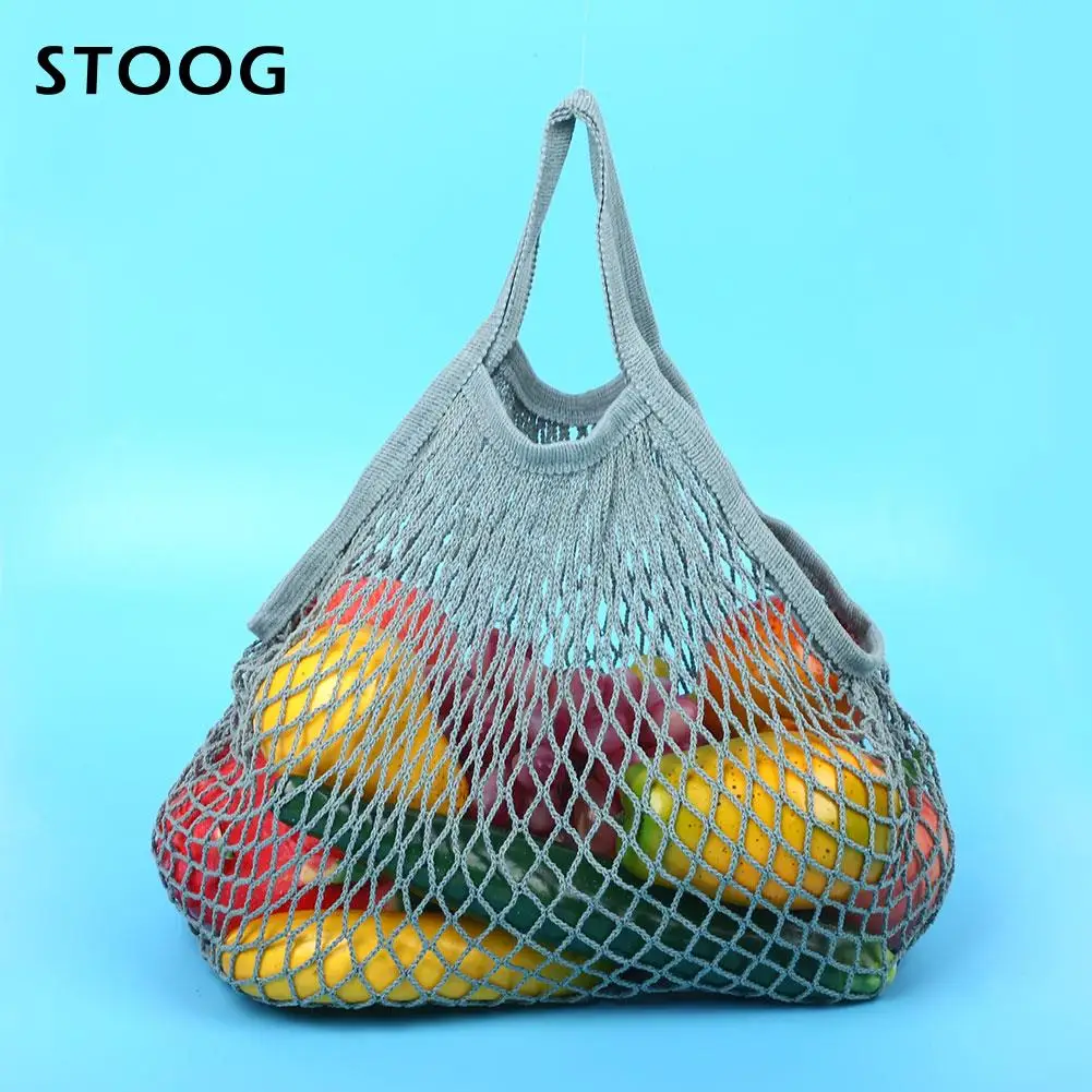 

Shoping Mesh Bag Knitted Cotton Tote Shopping String Grocery Shopper Net Bag Pouch Bag Handbags