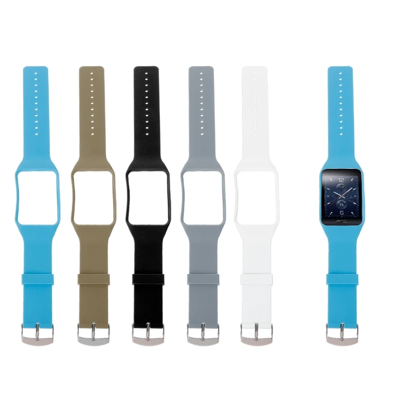 

OOTDTY Silicone Wrist Band Strap Replacement For Samsung Galaxy Gear S SM-R750 Smart Watch