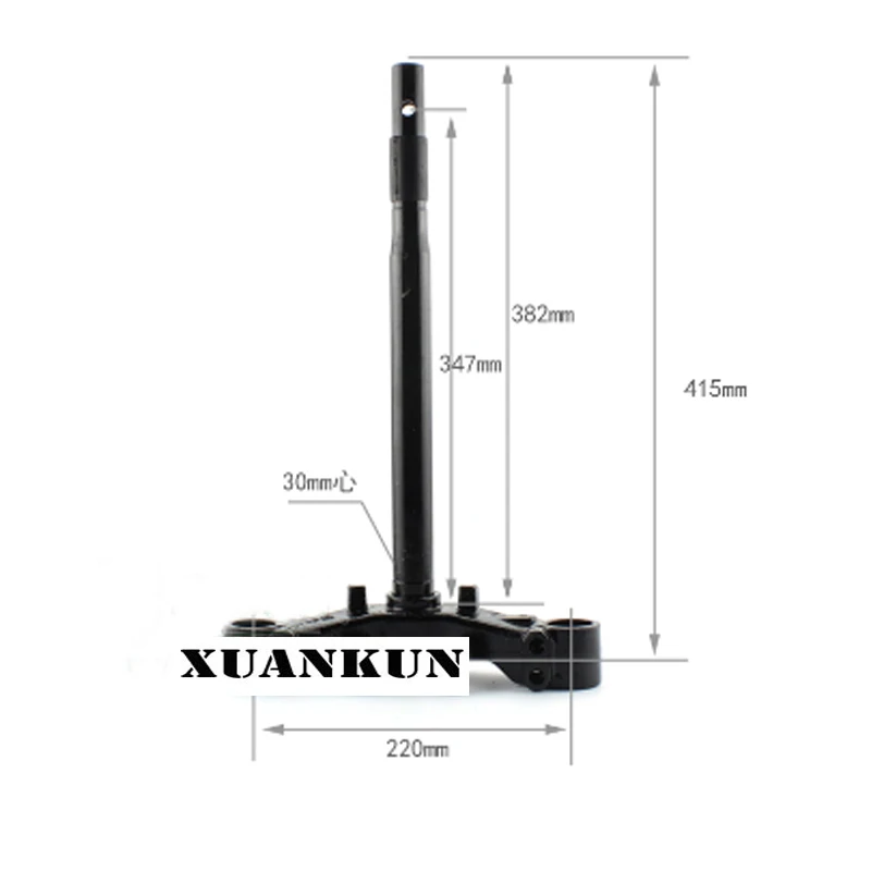 XUANKUN аксессуары для Мотоциклов GY6 Нижняя пластина рулевая колонка скутер электрический автомобиль дисковый тормоз вилка