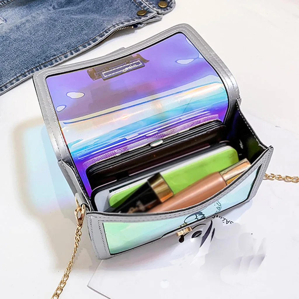 Сумка мессенджер sac основной femme женская сумка модный прозрачный Желейный шарф