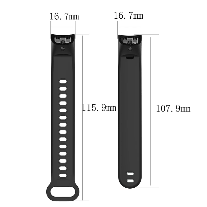 Sports Silicone Bracelet Strap Wristband For Huawei Honor 3 Smart Watch Band