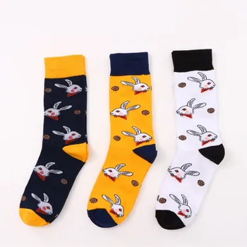 

New hip hop street tide sock kateboard dead fly street dance cotton letter rabbit fashion parkour sports men women couple socks
