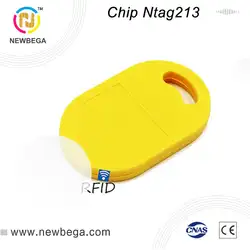 10 шт. RFID Подлинная NXP Ntag213 AK008 RFID 13,56 МГц IC брелок для ключей карта бирка ключ бесплатная доставка