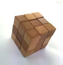 Magic Cube 3x3x3 The puzzle Disassembly and assembly children s wooden toys