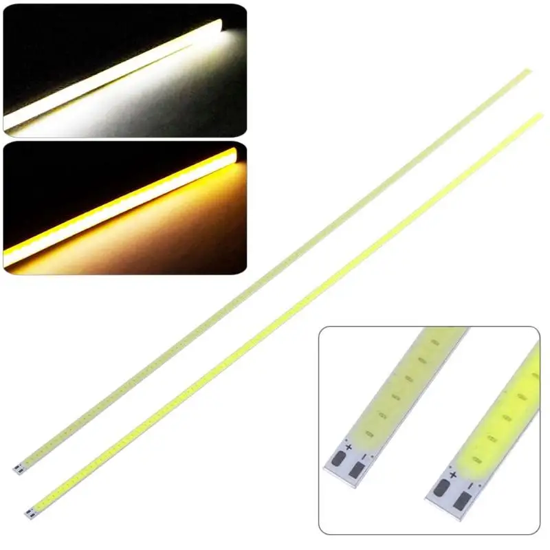 

New 1pc 120x10mm LED Strip Bar Light 48LEDs Kitchen LED Light LED 12V LED Strip Super Bright Hard COB Strip Light for Car