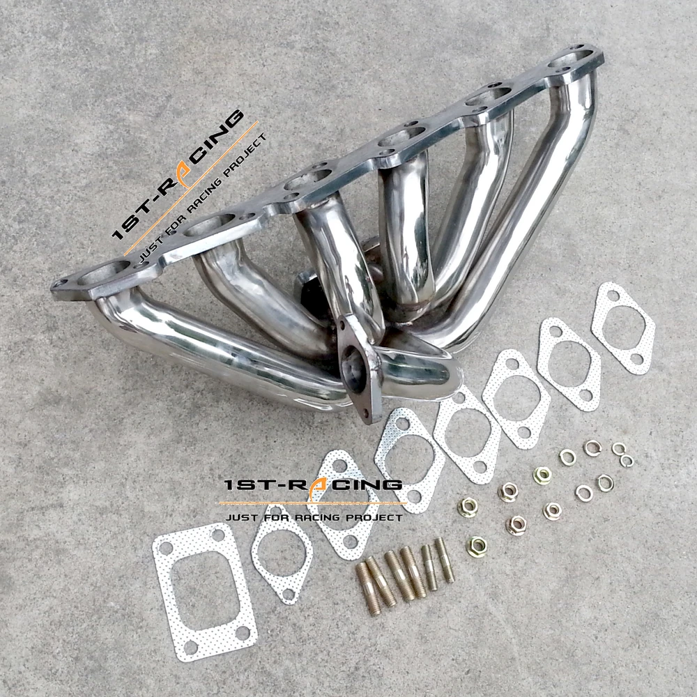 Для Nissan Skyline R32 R33 89-98 RB25DE/RB25DET нержавеющая T3 фланец Turbo Manifold NEW 1ST-RACING