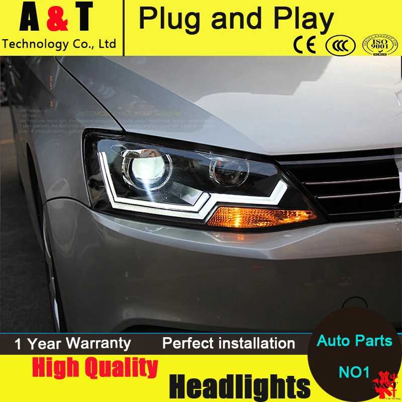Auto Lighting Style LED Head Lamp for VW Jetta led headlight assembly