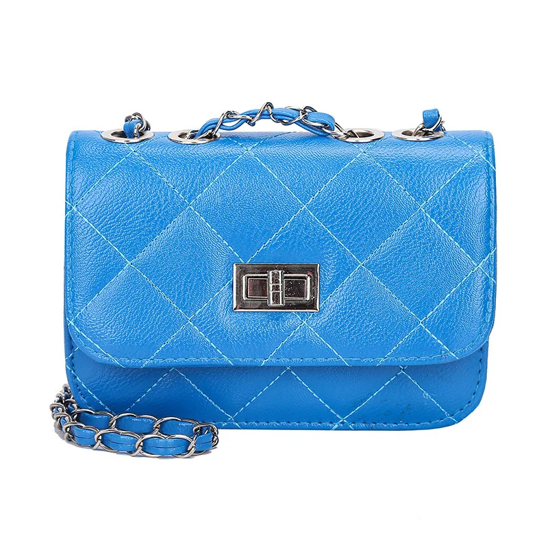 2019 جديد الأزياء ديموند سلسلة الأسود إمرأة حقيبة كتف منقوشة السيدات الأصفر Crossbody حقيبة صغيرة الوردي اللون حقيبة يد