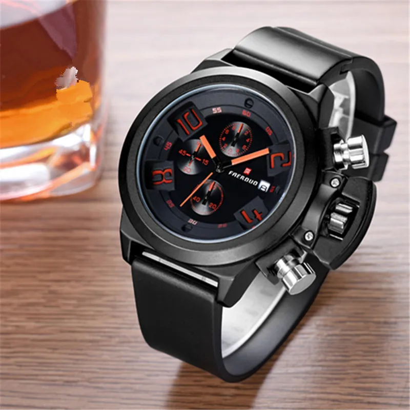 

Belt simple business casual waterproof men's quartz watch 652#