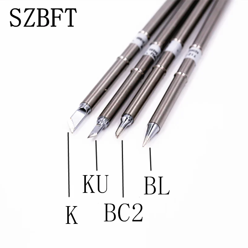 SZBFT T12-BC2 T12-K T12-BL T12-KU Soldering Iron Tips for Hakko Soldering Rework Station FX-951 FX-952 free shipping SZBFT T12-BC2 T12-K T12-BL T12-KU Soldering Iron Tips for Hakko Soldering Rework Station FX-951 FX-952 free shipping