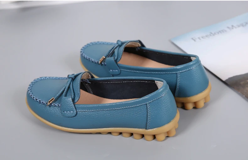ZIMENIE/брендовые мягкие женские туфли на плоской подошве 16 цветов женские прогулочные кожаные туфли-лоферы с украшением в виде бабочки; большие размеры 35-44