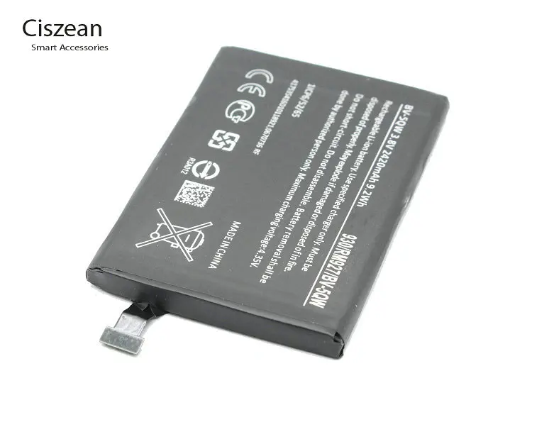 Ciszean 2420 мАч BV-5QW BV5QW BV 5QW Сменный аккумулятор для Nokia Lumia 930 мартини Тесла 929 RM927 аккумулятор